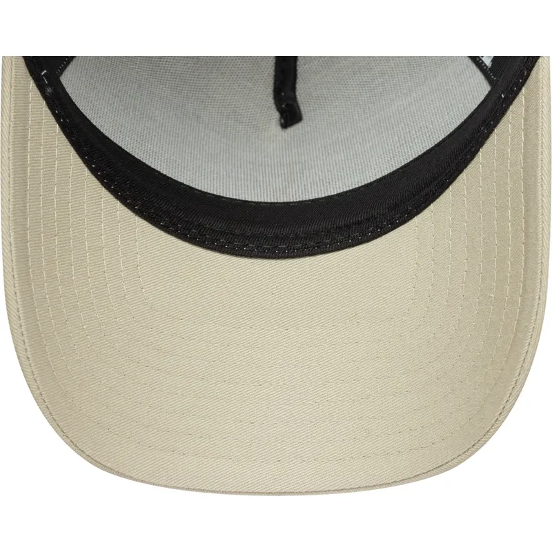 lippikset-kaareva-rekka-beige-snapback-a-frame-league-essential-new-york-yankees-mlb-new-era