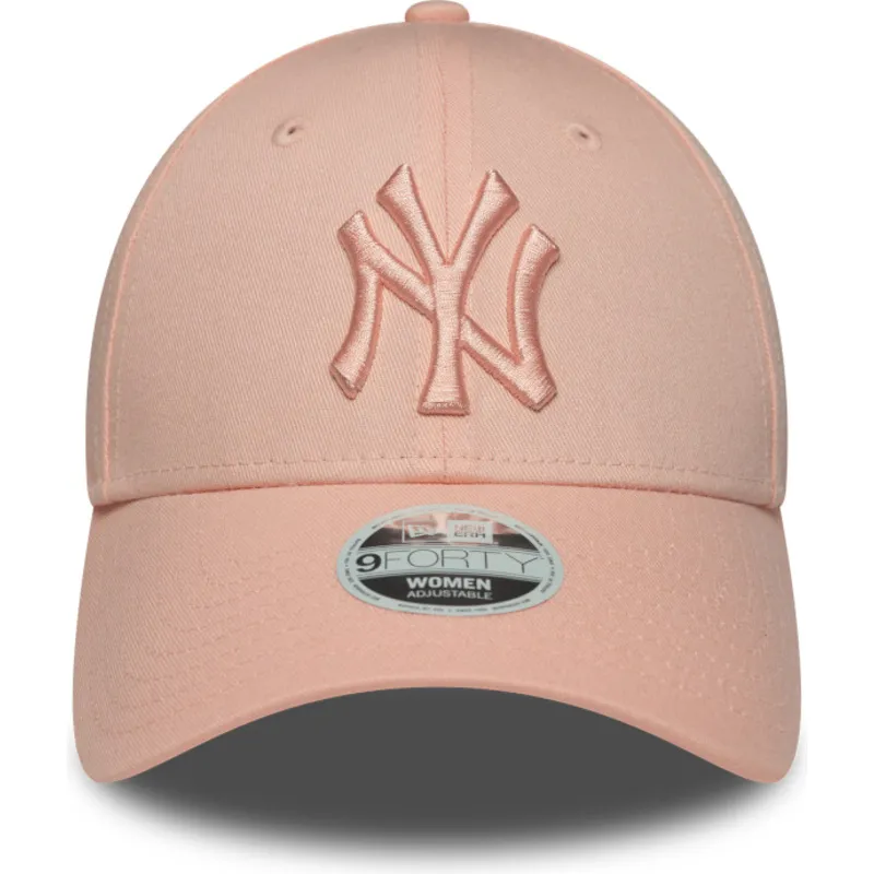 cap-kaareva-pink-adjustable-strap-9forty-league-essential-new-york-yankees-mlb-new-era cap-kaareva-pink-adjustable-strap-9forty-league-essential-new-york-yankees-mlb-new-era