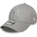 lippikset-kaareva-harmaa-saadettava-nauha-9forty-outline-new-york-yankees-mlb-new-era