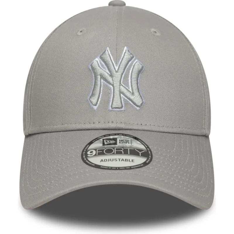 lippikset-kaareva-harmaa-saadettava-nauha-9forty-outline-new-york-yankees-mlb-new-era