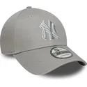lippikset-kaareva-harmaa-saadettava-nauha-9forty-outline-new-york-yankees-mlb-new-era