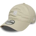 lippikset-kaareva-beige-saadettava-nauha-9twenty-mini-new-york-yankees-mlb-new-era
