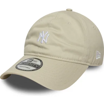 Cap kaareva beige adjustable strap 9TWENTY Mini New York Yankees MLB New Era
