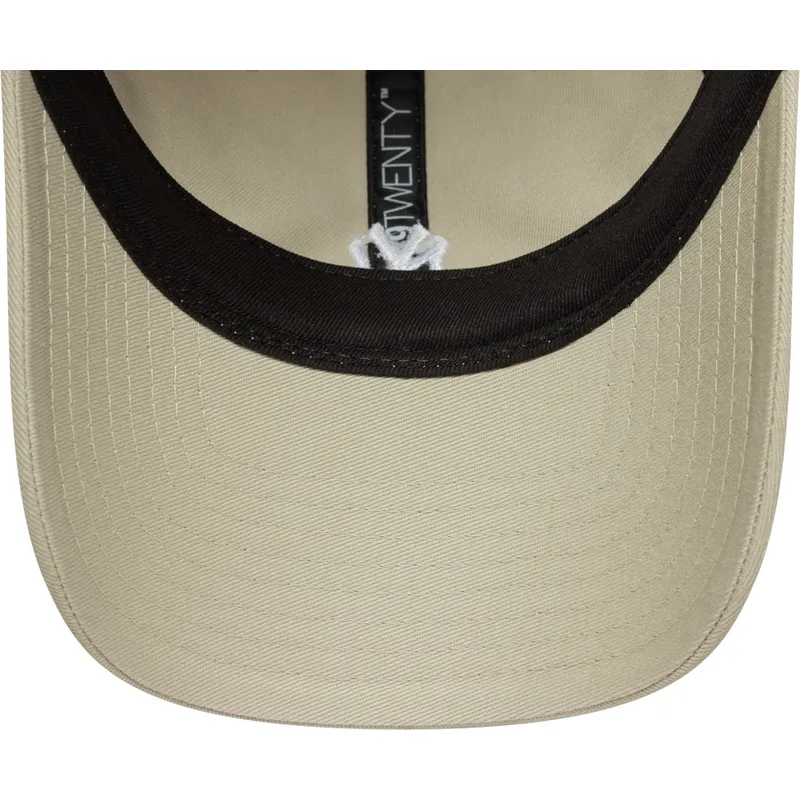 lippikset-kaareva-beige-saadettava-nauha-9twenty-mini-new-york-yankees-mlb-new-era