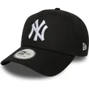 lippikset-kaareva-musta-snapback-e-frame-league-essential-new-york-yankees-mlb-new-era