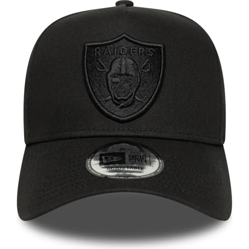 cap-kaareva-black-snapback-e-frame-essential-las-vegas-raiders-nfl-new-era