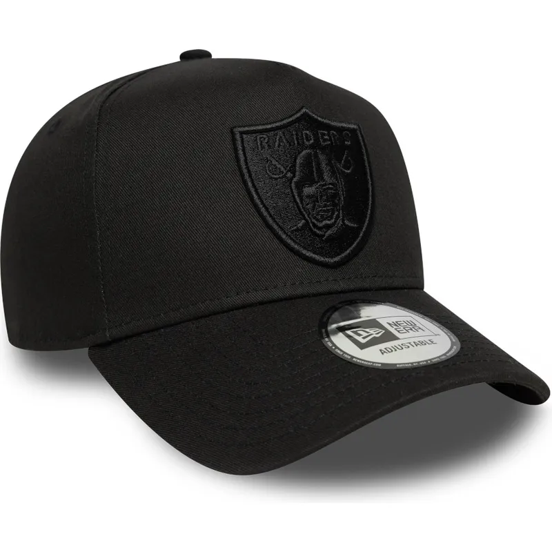 cap-kaareva-black-snapback-e-frame-essential-las-vegas-raiders-nfl-new-era
