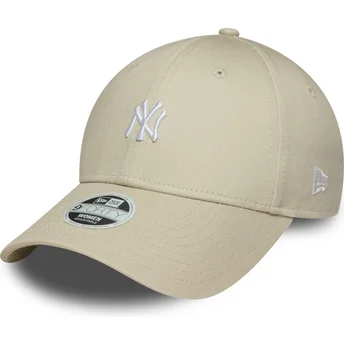 Cap kaareva beige adjustable strap 9FORTY Mini New York Yankees MLB New Era