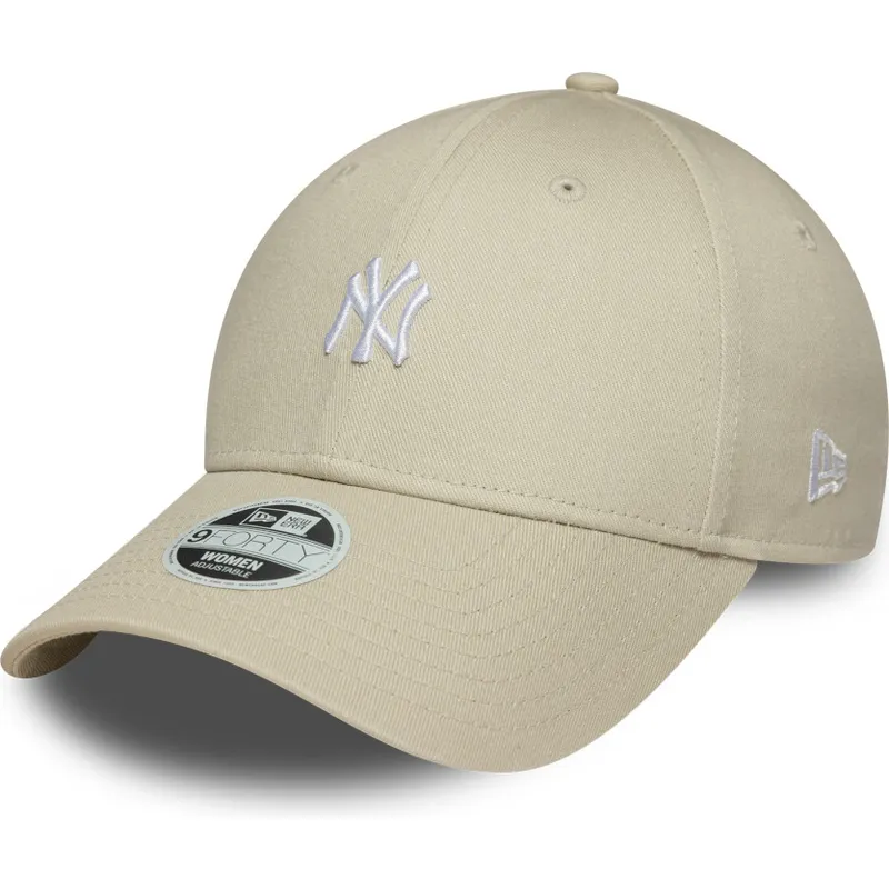 lippikset-kaareva-beige-saadettava-nauha-9forty-mini-new-york-yankees-mlb-new-era
