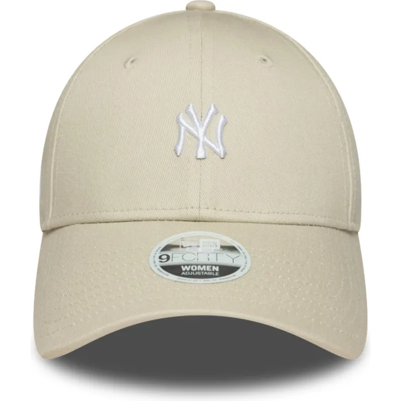 lippikset-kaareva-beige-saadettava-nauha-9forty-mini-new-york-yankees-mlb-new-era