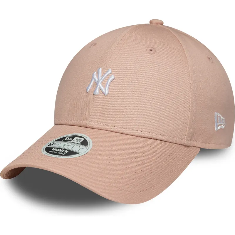 cap-kaareva-pink-adjustable-strap-9forty-mini-new-york-yankees-mlb-new-era cap-kaareva-pink-adjustable-strap-9forty-mini-new-york-yankees-mlb-new-era
