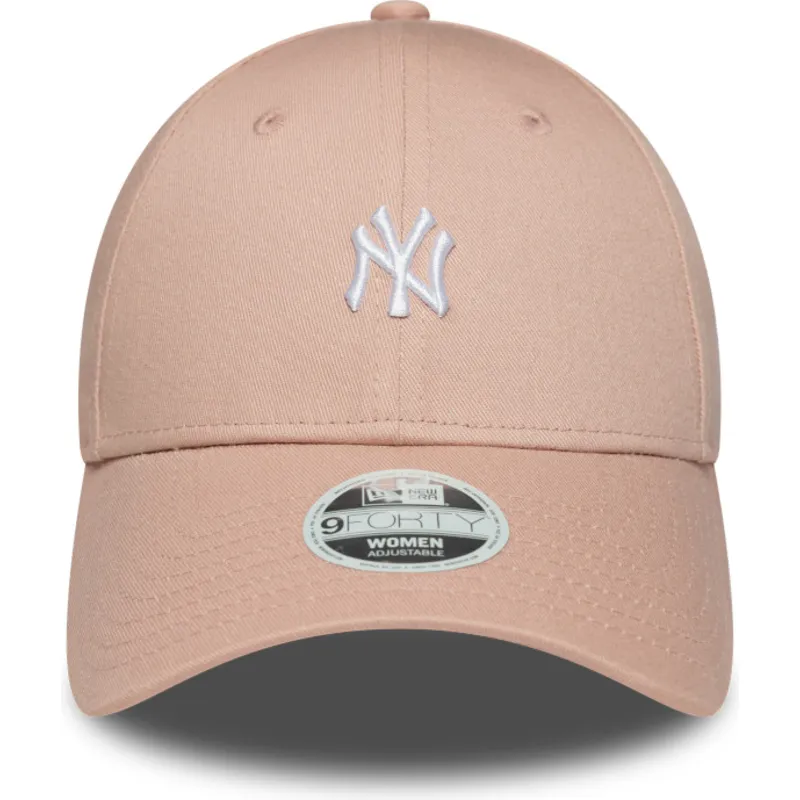 cap-kaareva-pink-adjustable-strap-9forty-mini-new-york-yankees-mlb-new-era cap-kaareva-pink-adjustable-strap-9forty-mini-new-york-yankees-mlb-new-era