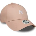 lippikset-kaareva-vaaleanpunainen-saadettava-nauha-9forty-mini-new-york-yankees-mlb-new-era