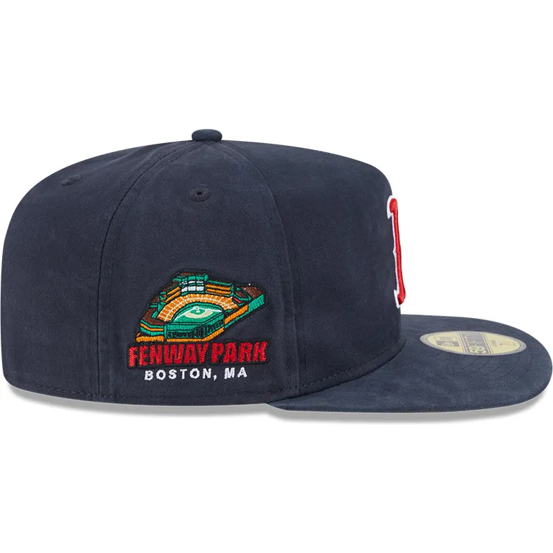 lippikset-littea-laivastonsininen-istuva-59fifty-a-frame-championship-side-flag-boston-red-sox-mlb-new-era