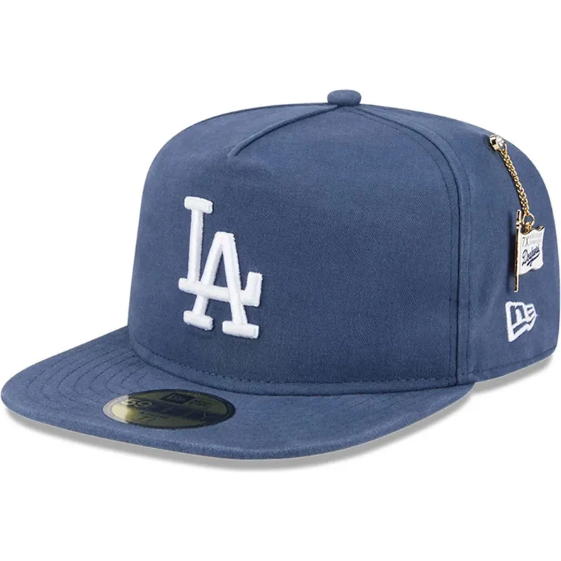 lippikset-littea-sininen-istuva-59fifty-a-frame-championship-side-flag-los-angeles-dodgers-mlb-new-era