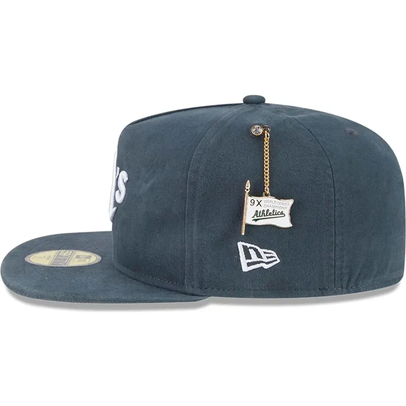 lippikset-littea-vihrea-istuva-59fifty-a-frame-championship-side-flag-oakland-athletics-mlb-new-era