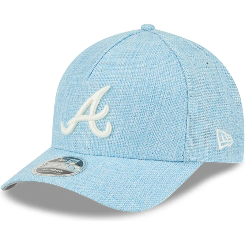 lippikset-kaareva-sininen-snapback-9forty-m-crown-a-frame-cotton-weave-atlanta-braves-mlb-new-era