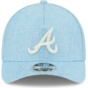 lippikset-kaareva-sininen-snapback-9forty-m-crown-a-frame-cotton-weave-atlanta-braves-mlb-new-era