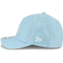 new-era-curved-brim-9forty-m-crown-a-frame-cotton-weave-atlanta-braves-mlb-light-blue-snapback-cap