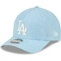 lippikset-kaareva-sininen-snapback-9forty-m-crown-a-frame-cotton-weave-los-angeles-dodgers-mlb-new-era