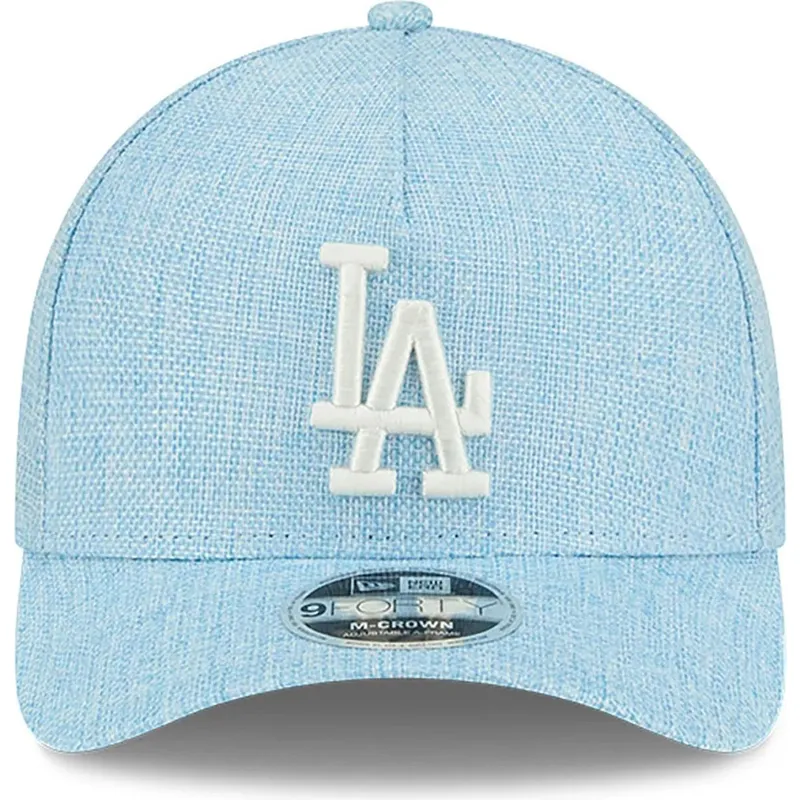 lippikset-kaareva-sininen-snapback-9forty-m-crown-a-frame-cotton-weave-los-angeles-dodgers-mlb-new-era