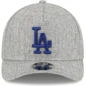 lippikset-kaareva-harmaa-snapback-9forty-m-crown-a-frame-cotton-weave-los-angeles-dodgers-mlb-new-era