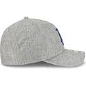 lippikset-kaareva-harmaa-snapback-9forty-m-crown-a-frame-cotton-weave-los-angeles-dodgers-mlb-new-era