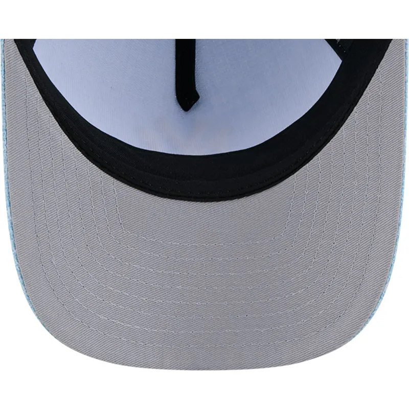 lippikset-kaareva-sininen-snapback-9forty-m-crown-a-frame-cotton-weave-new-york-yankees-mlb-new-era