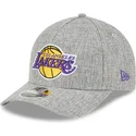 lippikset-kaareva-harmaa-snapback-9forty-m-crown-a-frame-cotton-weave-los-angeles-lakers-nba-new-era