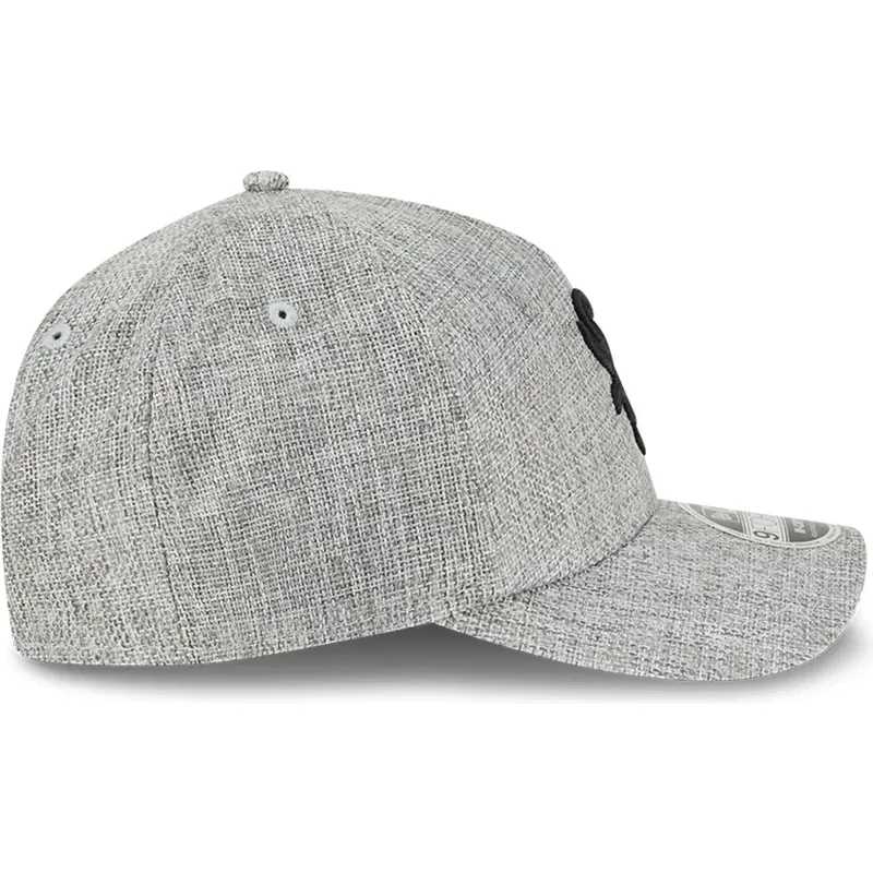 lippikset-kaareva-harmaa-snapback-9forty-m-crown-a-frame-cotton-weave-chicago-white-sox-mlb-new-era
