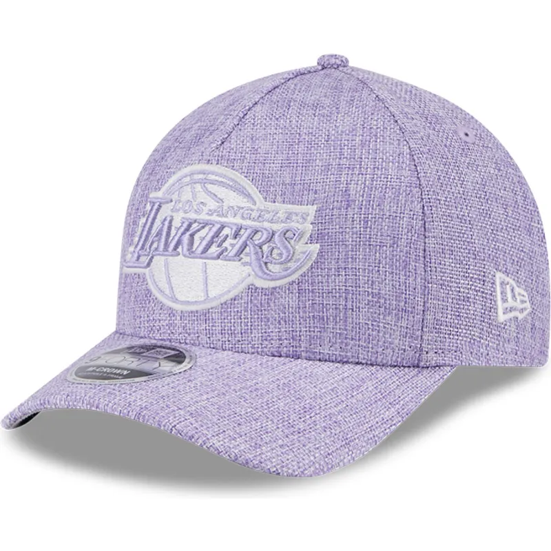 lippikset-kaareva-violetti-snapback-9forty-m-crown-a-frame-cotton-weave-los-angeles-lakers-nba-new-era