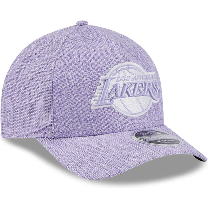lippikset-kaareva-violetti-snapback-9forty-m-crown-a-frame-cotton-weave-los-angeles-lakers-nba-new-era