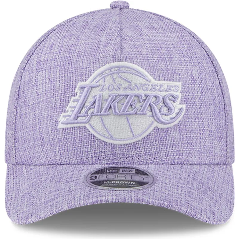 lippikset-kaareva-violetti-snapback-9forty-m-crown-a-frame-cotton-weave-los-angeles-lakers-nba-new-era