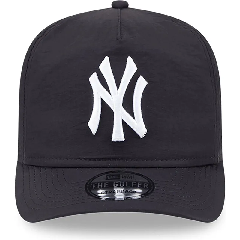 lippikset-kaareva-musta-saadettava-nauha-golfer-everyday-nylon-new-york-yankees-mlb-new-era