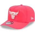 cap-kaareva-pink-adjustable-strap-golfer-everyday-nylon-chicago-bulls-nba-new-era