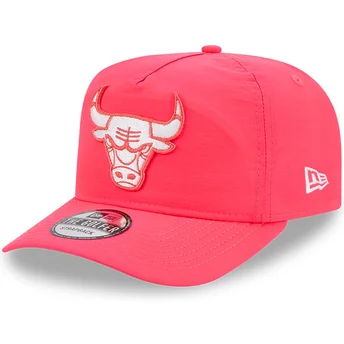 Lippikset kaareva vaaleanpunainen säädettävä nauha Golfer Everyday Nylon Chicago Bulls NBA New Era