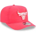 cap-kaareva-pink-adjustable-strap-golfer-everyday-nylon-chicago-bulls-nba-new-era