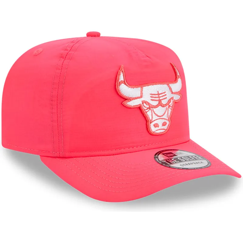 cap-kaareva-pink-adjustable-strap-golfer-everyday-nylon-chicago-bulls-nba-new-era cap-kaareva-pink-adjustable-strap-golfer-everyday-nylon-chicago-bulls-nba-new-era