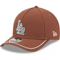 lippikset-kaareva-ruskea-snapback-9forty-m-crown-a-frame-motorsport-los-angeles-dodgers-mlb-new-era