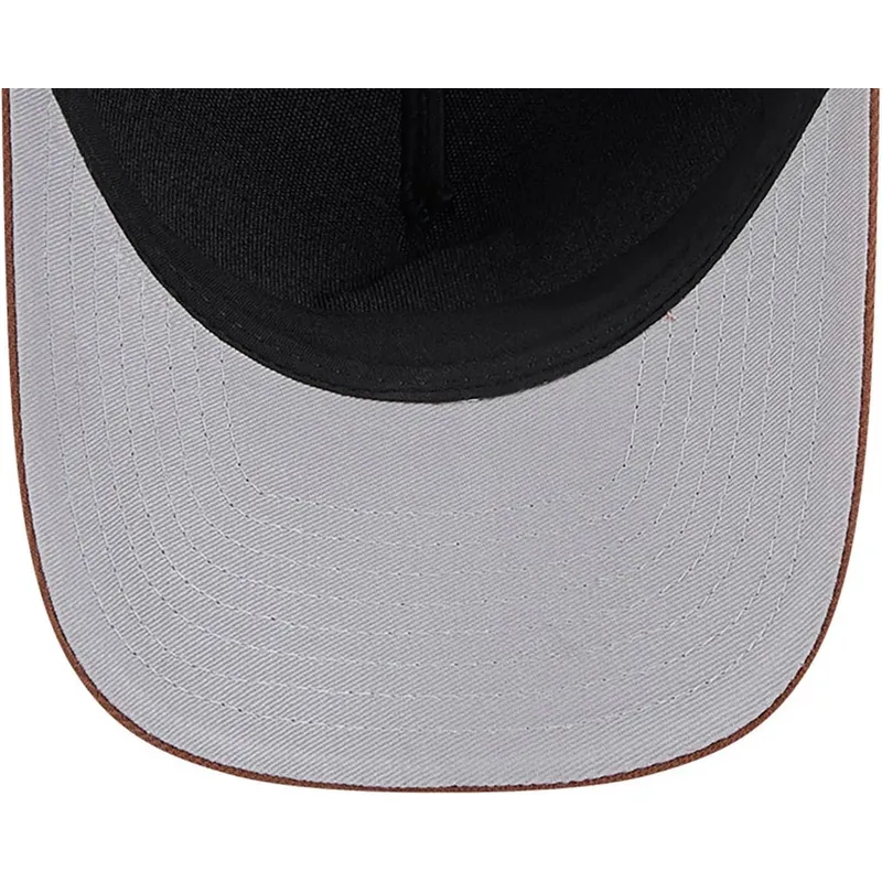 lippikset-kaareva-ruskea-snapback-9forty-m-crown-a-frame-motorsport-los-angeles-dodgers-mlb-new-era