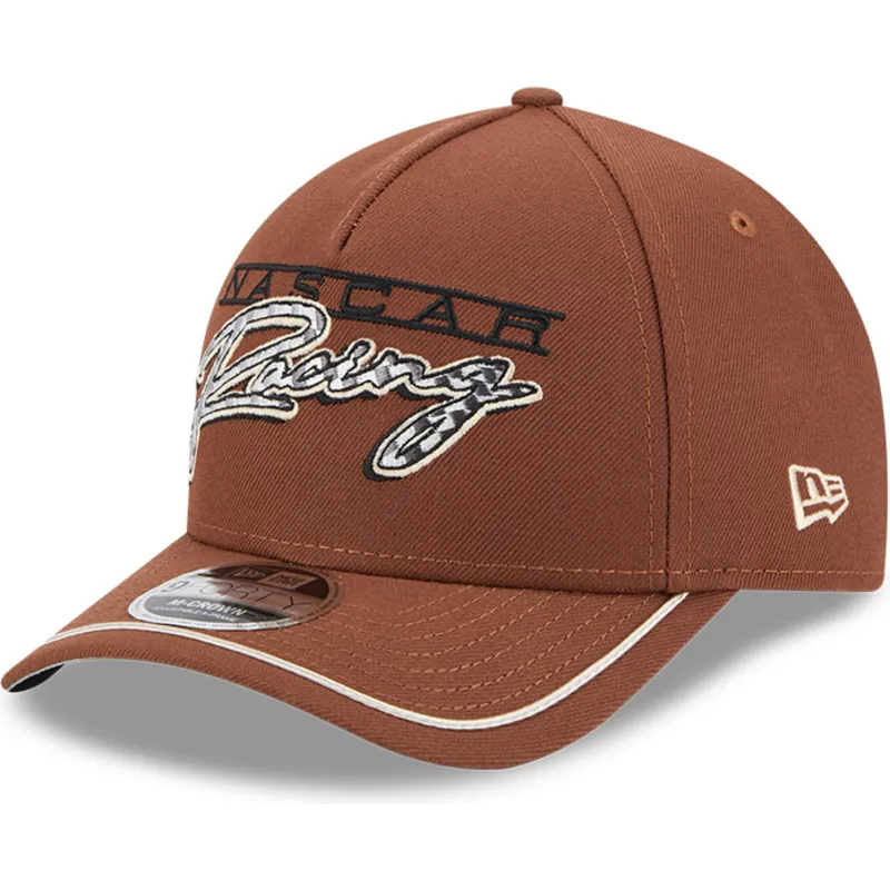 cap-kaareva-brown-snapback-9forty-m-crown-a-frame-motorsport-nascar-new-era cap-kaareva-brown-snapback-9forty-m-crown-a-frame-motorsport-nascar-new-era