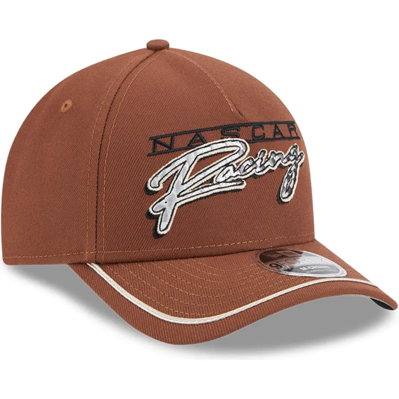 cap-kaareva-brown-snapback-9forty-m-crown-a-frame-motorsport-nascar-new-era cap-kaareva-brown-snapback-9forty-m-crown-a-frame-motorsport-nascar-new-era