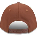 new-era-curved-brim-9forty-m-crown-a-frame-motorsport-nascar-brown-snapback-cap