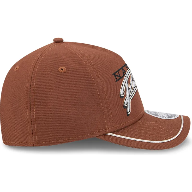 cap-kaareva-brown-snapback-9forty-m-crown-a-frame-motorsport-nascar-new-era cap-kaareva-brown-snapback-9forty-m-crown-a-frame-motorsport-nascar-new-era