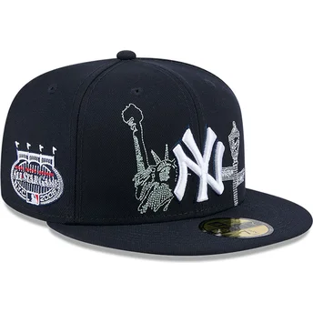 lippikset-littea-laivastonsininen-istuva-59fifty-state-stitch-new-york-yankees-mlb-new-era