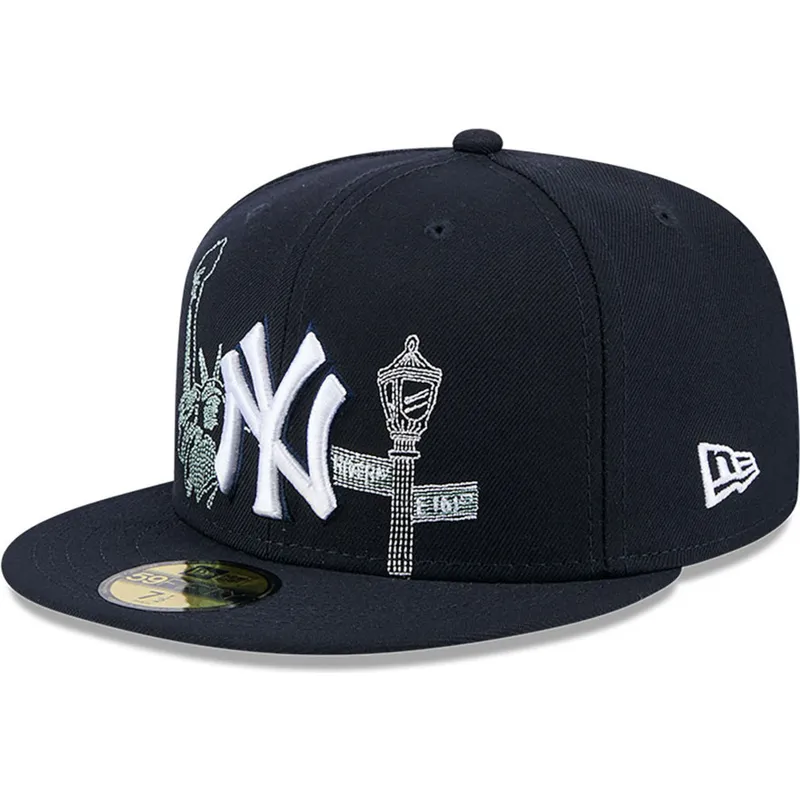 lippikset-littea-laivastonsininen-istuva-59fifty-state-stitch-new-york-yankees-mlb-new-era