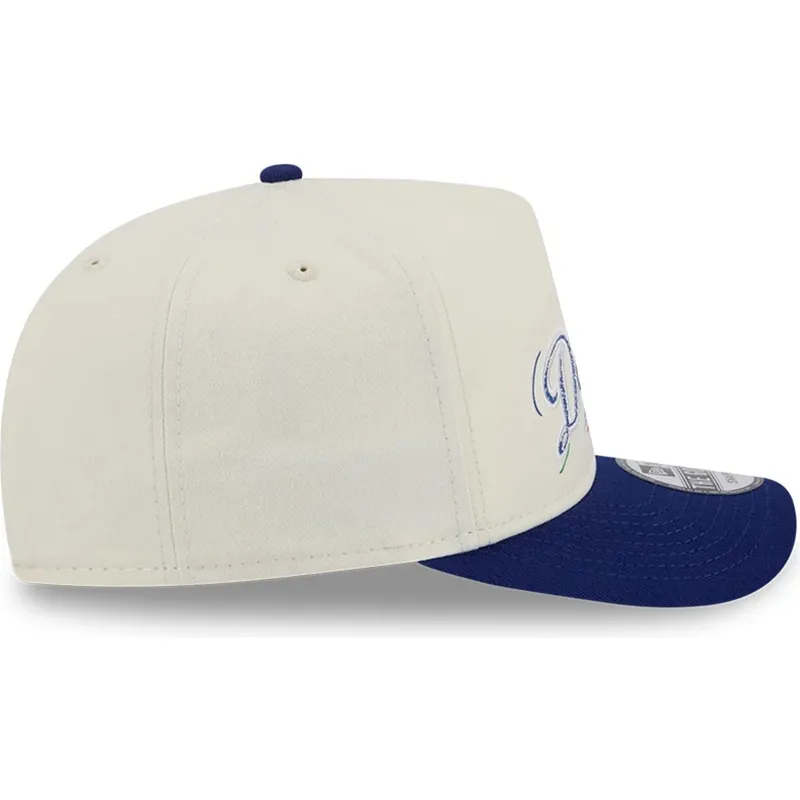 lippikset-kaareva-sininen-snapback-golfer-team-scribble-los-angeles-dodgers-mlb-new-era