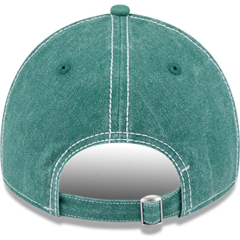 lippikset-kaareva-vihrea-saadettava-nauha-9twenty-washed-contrast-oakland-athletics-mlb-new-era