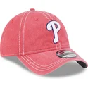 lippikset-kaareva-vaaleanpunainen-saadettava-nauha-9twenty-washed-contrast-philadelphia-phillies-mlb-new-era