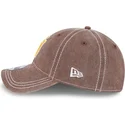 lippikset-kaareva-ruskea-saadettava-nauha-9twenty-washed-contrast-san-diego-padres-mlb-new-era